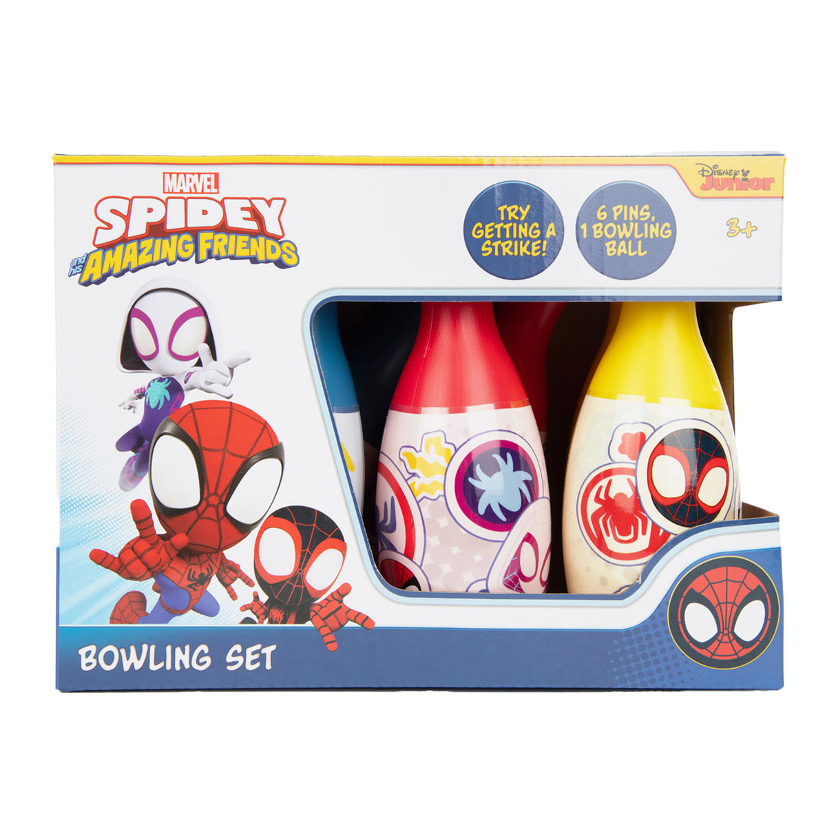 Sambro spidey and friends bowling set