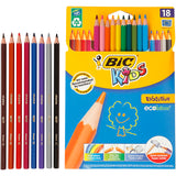 Creativ company http: www.cchobby.nl bic-evolution-kleurpotloden-zeskantig-l-17-5-cm-vulling-3-mm-diverse-kleuren-18-stuk-1-doos