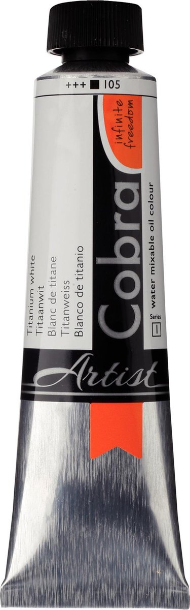 Cobra olieverf - #105 titaanwit - artitst - 40ml