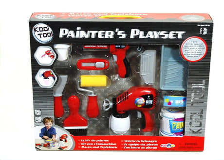 Playgo verfspuit met accessoires