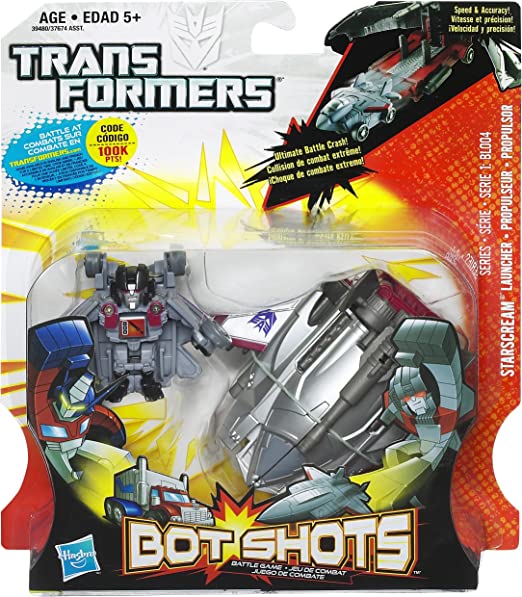 Hasbro transformer bot shots starscream lanceerinstallatie