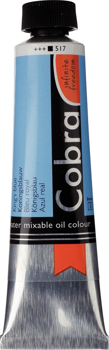 Cobra olieverf - #517 koningsblauw - artitst - 40ml