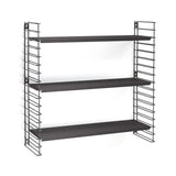 Tomado boekenrek retro zwart 70x21x68cm