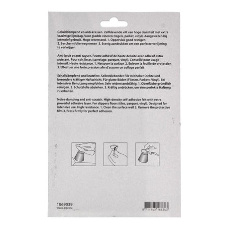Mack 1069039 - super-vilt zelfklevend wit 112 x 150 mm 2 st pcs | 12 stuks