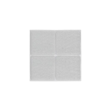 Mack 1069038 - super-vilt zelfklevend wit 34 x 34 mm 8 st pcs | 12 stuks