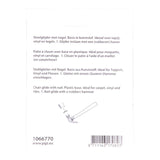Mack 1066770 - stoelglijder nagel kunststof zwart ø 28 mm 4 st pcs | 6 stuks
