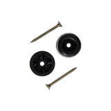 Mack 1069029 - deurstop rubber + schroef zwart 30 x 25 mm 2 st pcs | 6 stuks
