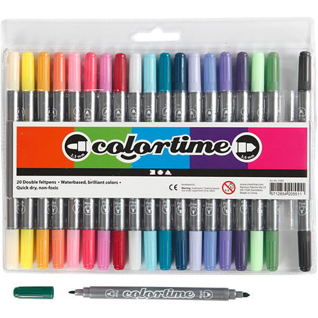 Creotime https: www.cchobby.nl colortime-dubbelstift-lijndikte-2-3-3-6-mm-extra-kleuren-20-stuk-1-doos