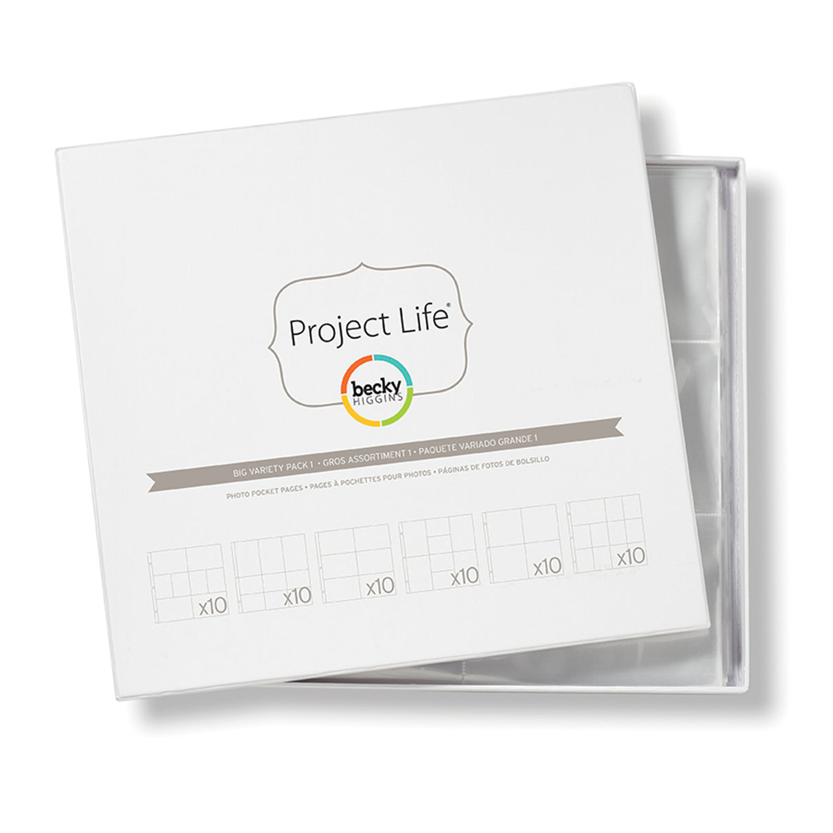 Project life • becky higgins photo pocket pages variety pack 30,5x30,5cm