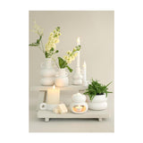 Ideas 4 seasons chubby vaas - kaarsenhouder ã˜7,6xh12cm off white