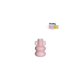 Ideas 4 seasons chubby vaas - kaarsenhouder ã˜7,6xh12cm roze