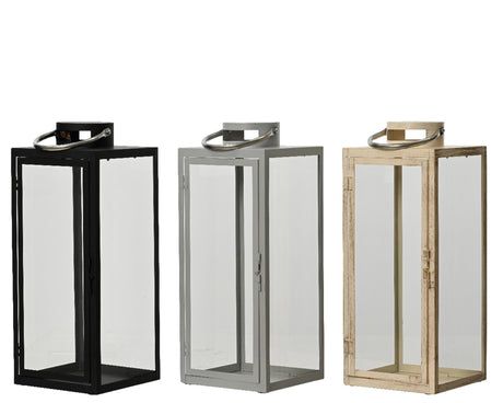 Decoris lantaarn metaal h48cm