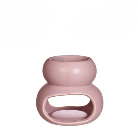 Ideas 4 seasons chubby brander roze ø10xh9cm