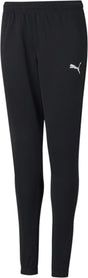 Puma teamrise poly training pants jr jongens sportbroek - black- white