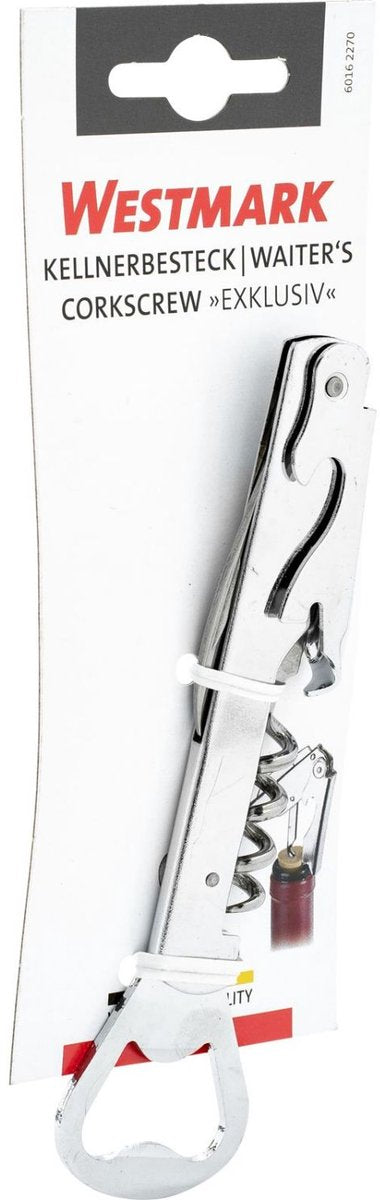 Westmark kelnersbestek, met flesopener, roestvrij staal, exclusief, zilver, 60162270