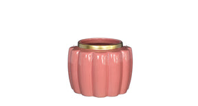 Pouff pot aardewerk ø12,6 h.9,7 cm terra roze