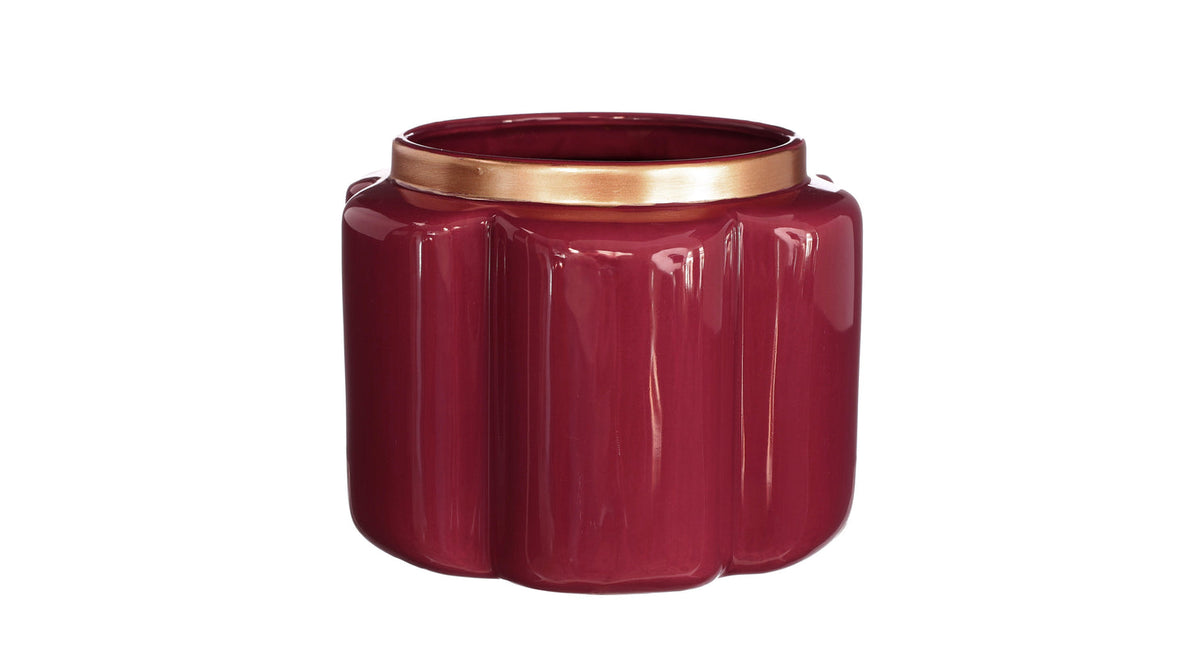 Pouff pot aardewerk ø17,6 h.13,7 cm kers