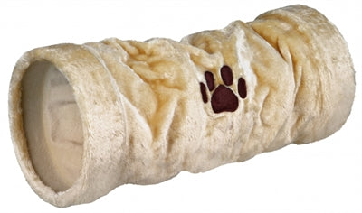 Trixie Cat Tunnel Plush Beige