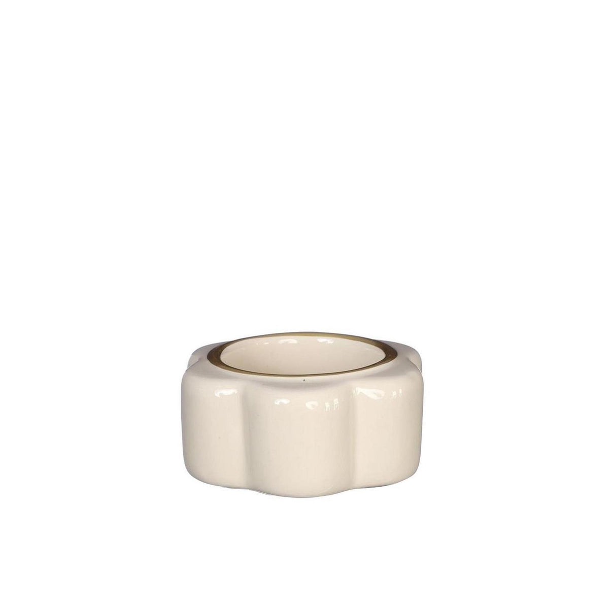 Ideas 4 seasons theelichthouder pouff crã¨me ø7xh3,4cm