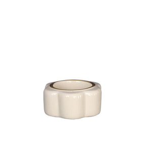 Ideas 4 seasons theelichthouder pouff crã¨me ø7xh3,4cm