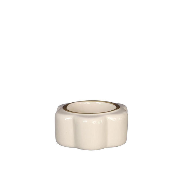 Ideas 4 seasons theelichthouder pouff crã¨me ø7xh3,4cm