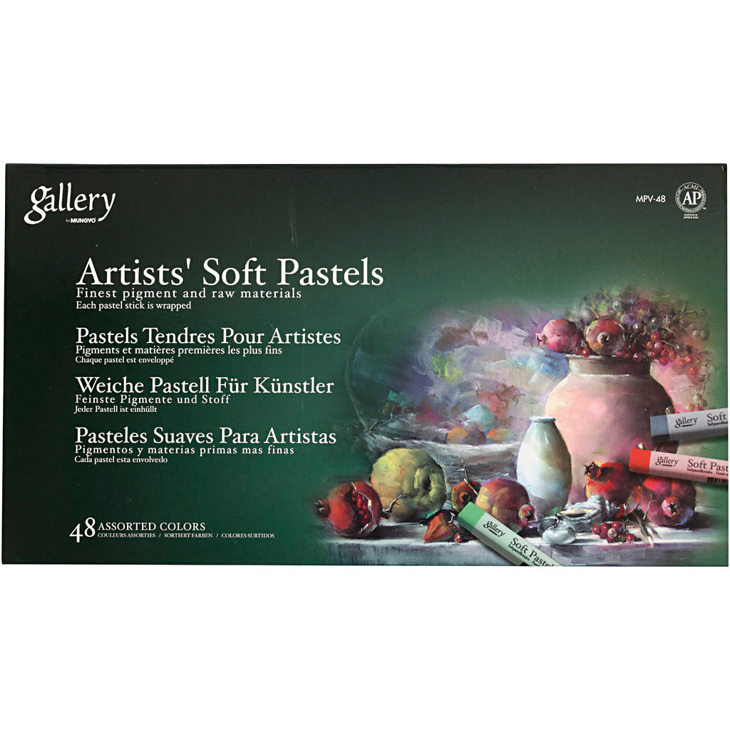 Creativ company http: www.cchobby.nl gallery-soft-pastel-set-l-6-5-cm-dikte-10-mm-diverse-kleuren-48-stuk-1-doos