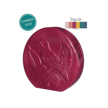 Ideas 4 seasons vaas bird kers ø6x20x20cm
