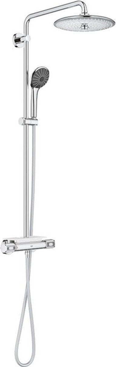 Grohe vitalio joy 260 regendouche - ø 26 cm - aquacalibrator - inclusief thermostaatkraan - met cooltouch technologie - chroom