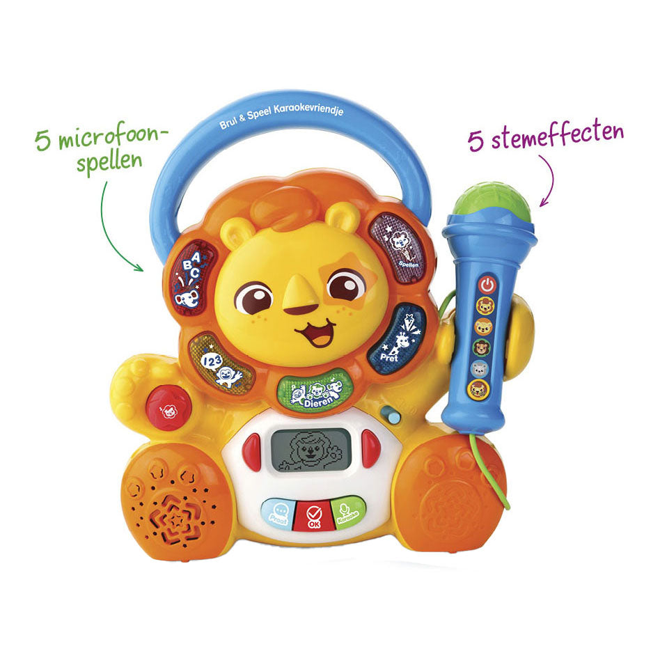 Vtech Brul Play Karaoke Friend 33 cm Multicolor