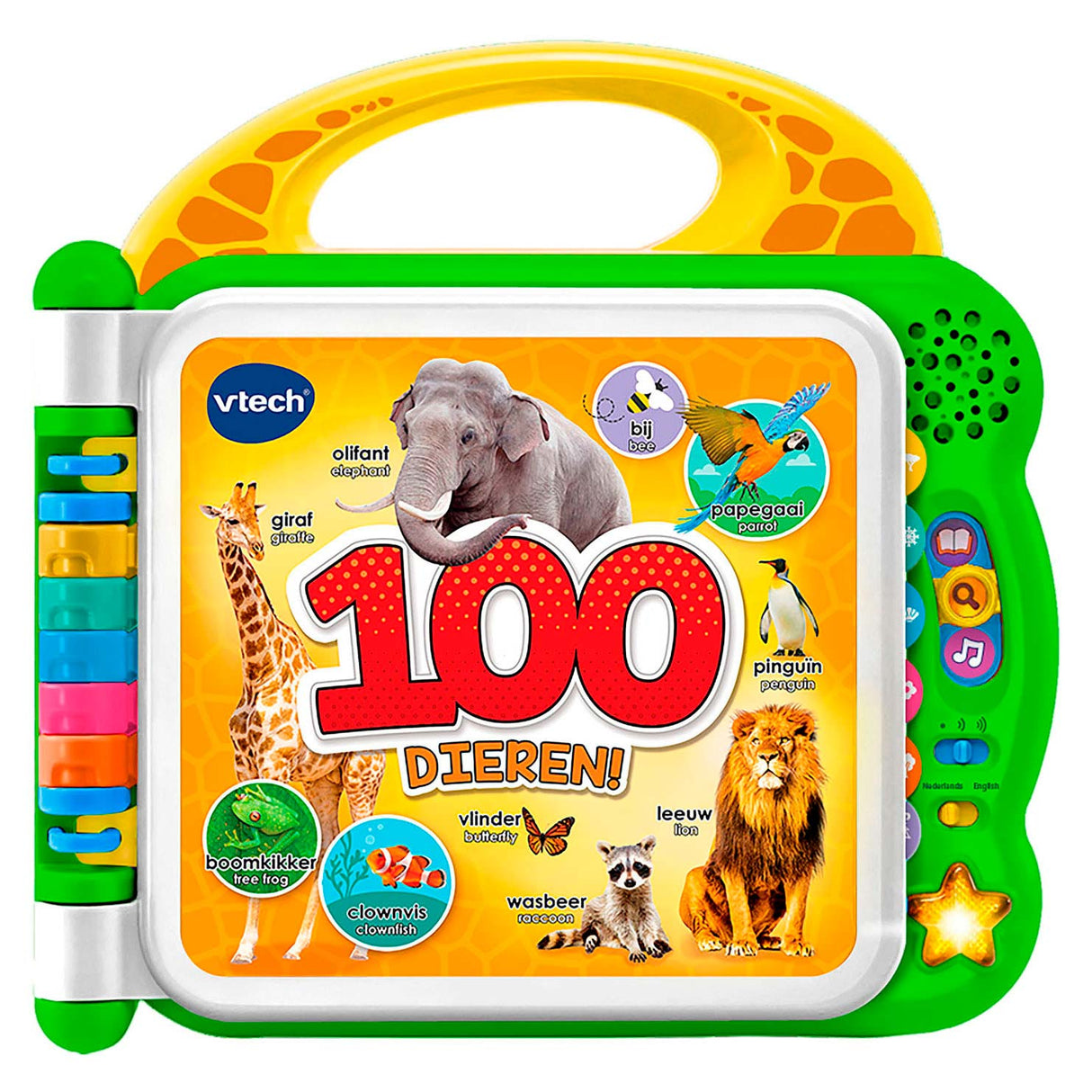 Vtech Children's Book My First 100 Words Animals Green