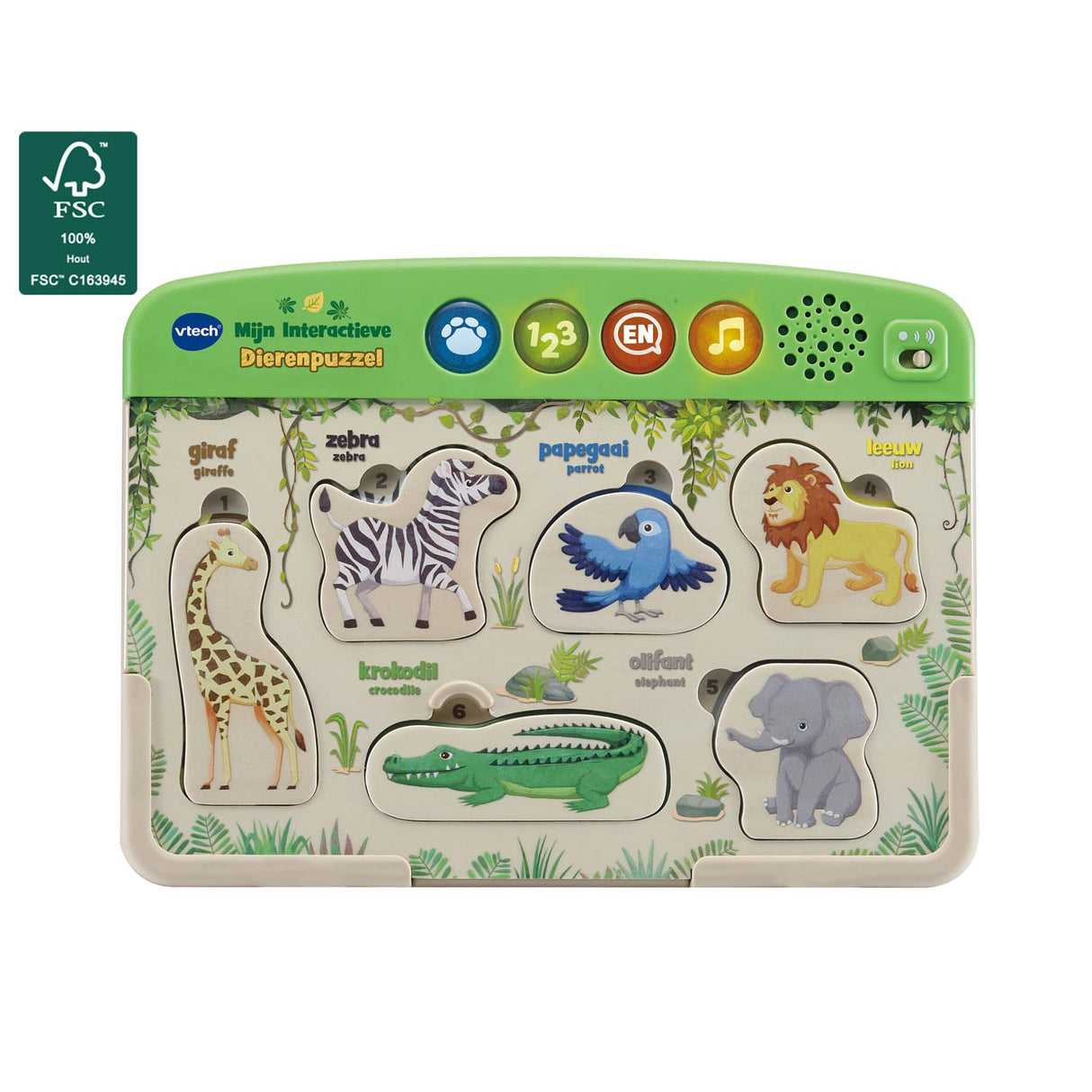 Vtech my interactive animal puzzle