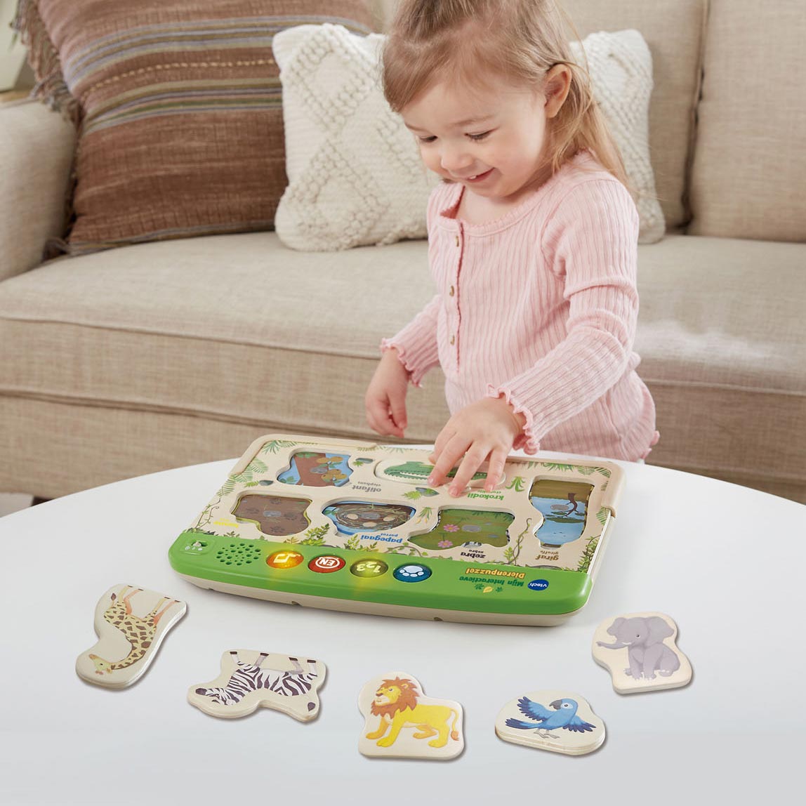 Vtech my interactive animal puzzle