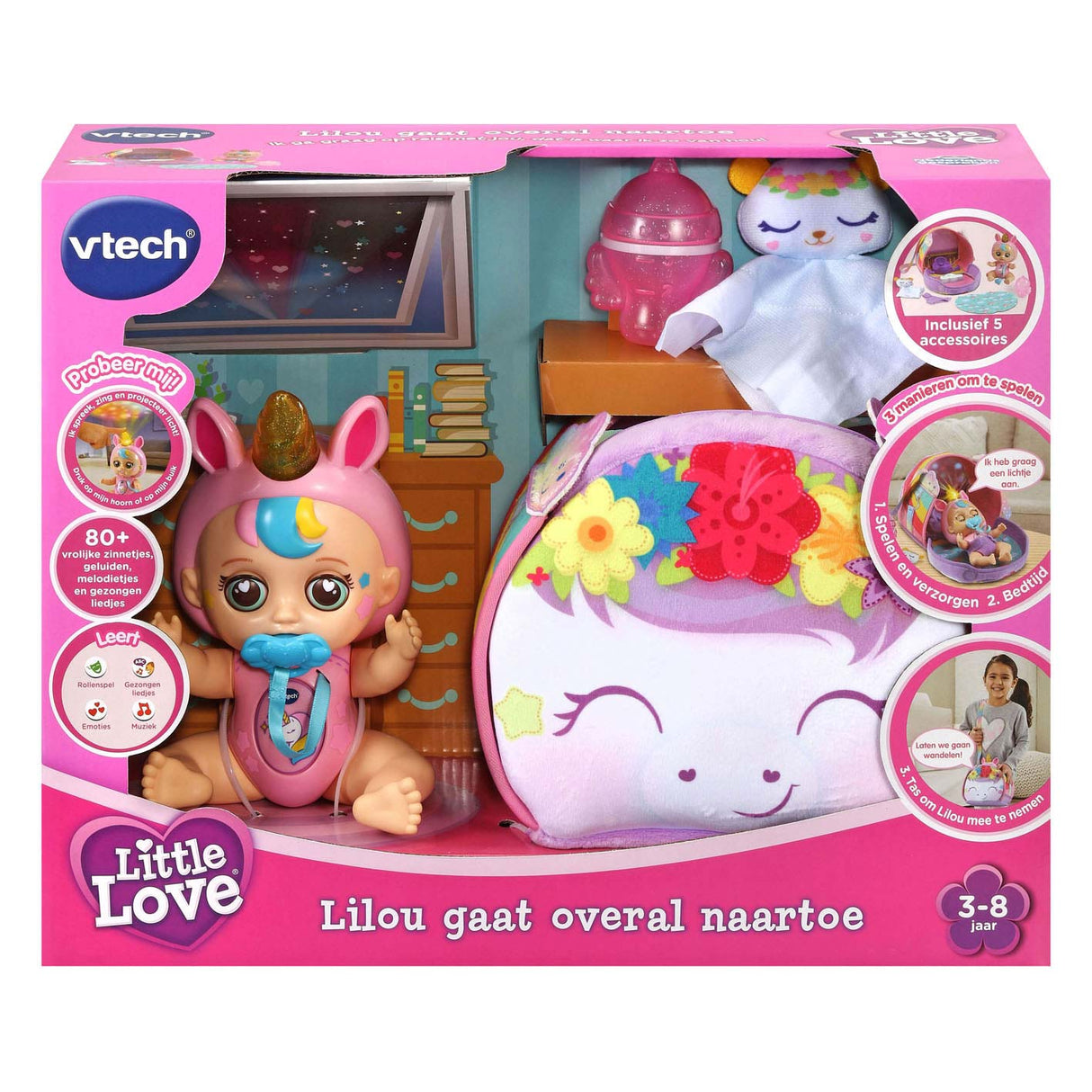 Vtech Little Love Lilou går överallt