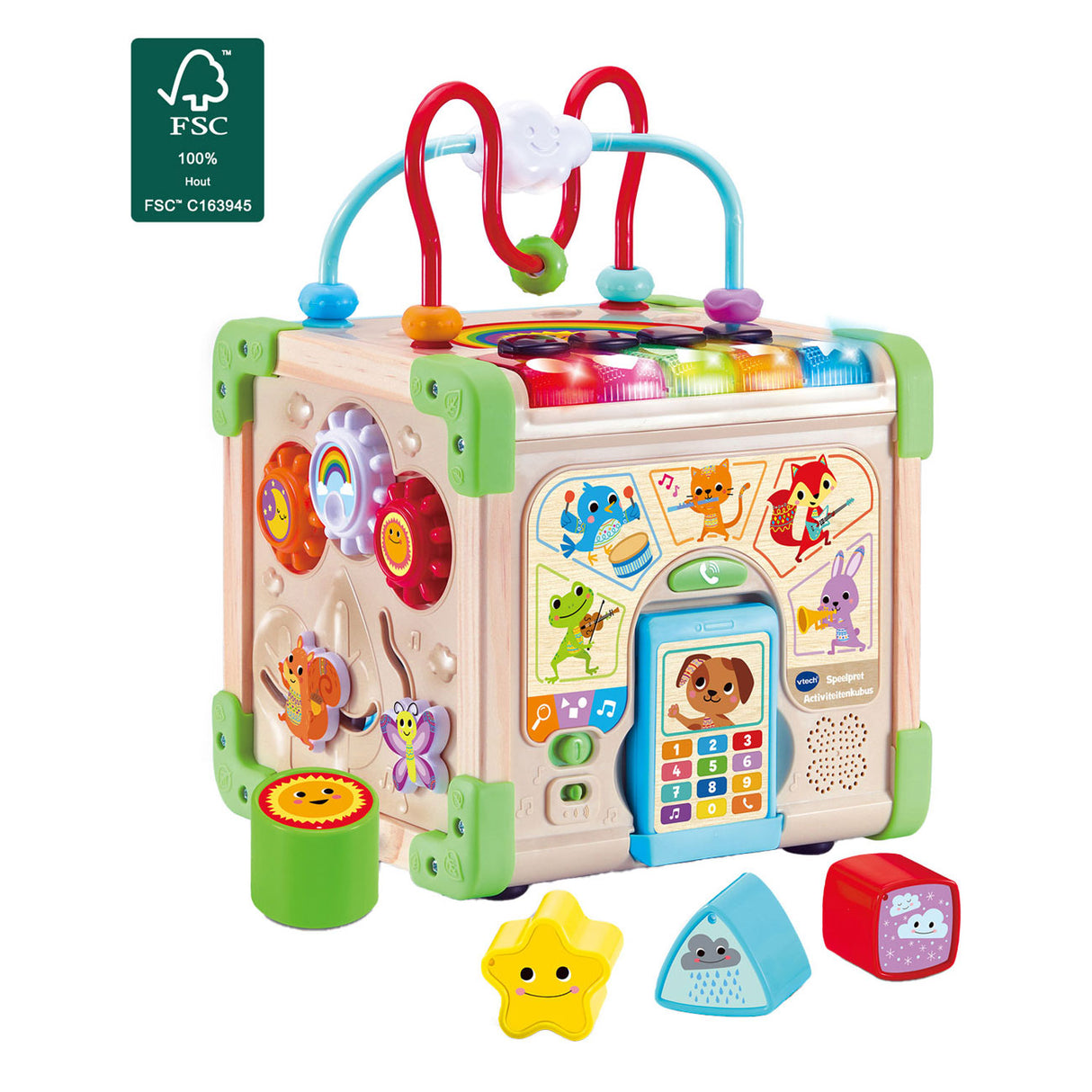 Vtech Green Speelpret Activiteitenkubus