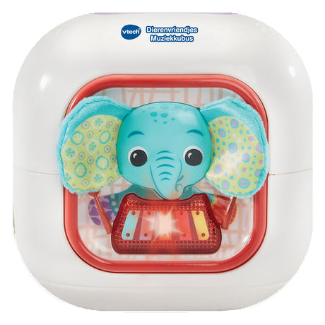 Vtech dierenvriendjes muziekkubus - educatief speelgoed - 80+ melodietjes, liedjes, geluiden en zinnetjes - speelgoed vanaf 3 maanden