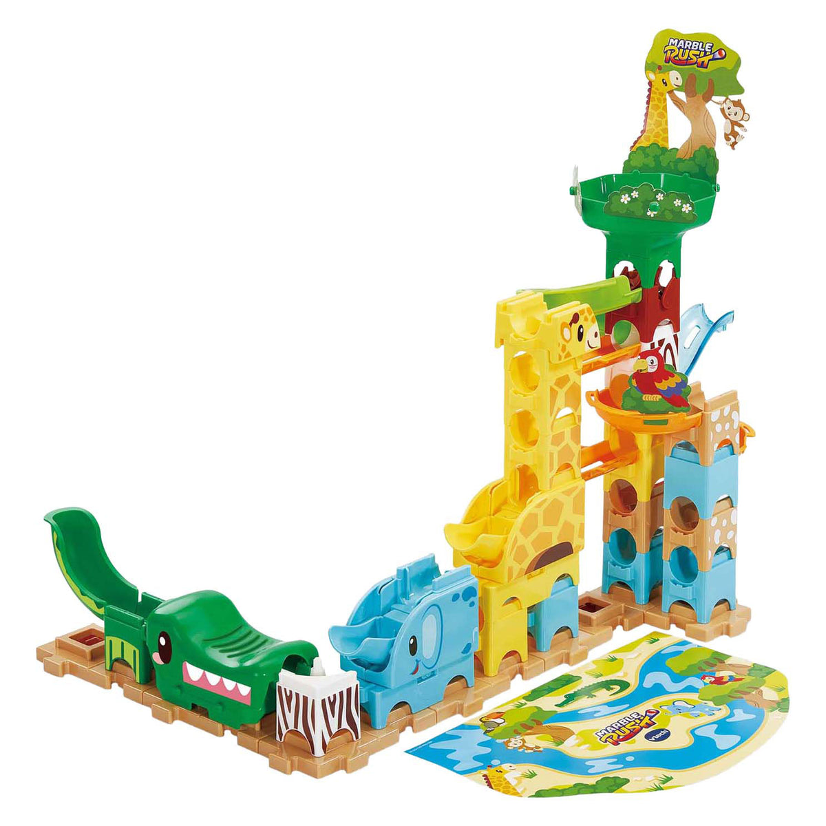 Vtech mr - junior animal set j100 knikkerbaan