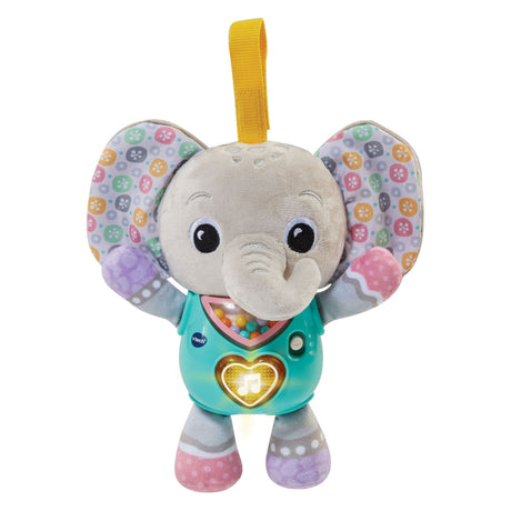 Vtech knuffel en speel olifantje grijs