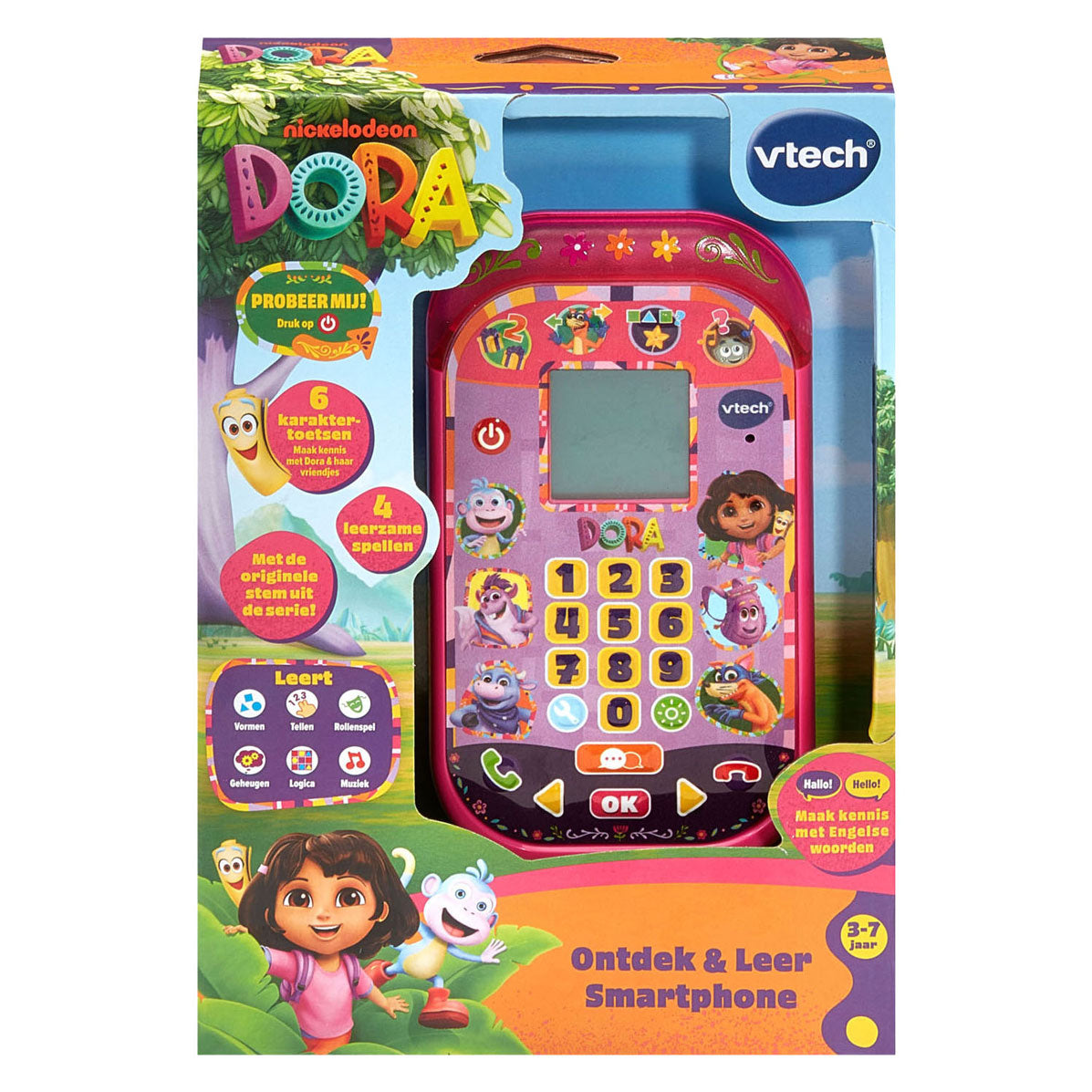 Vtech dora the explorer - ontdek leer smartphone