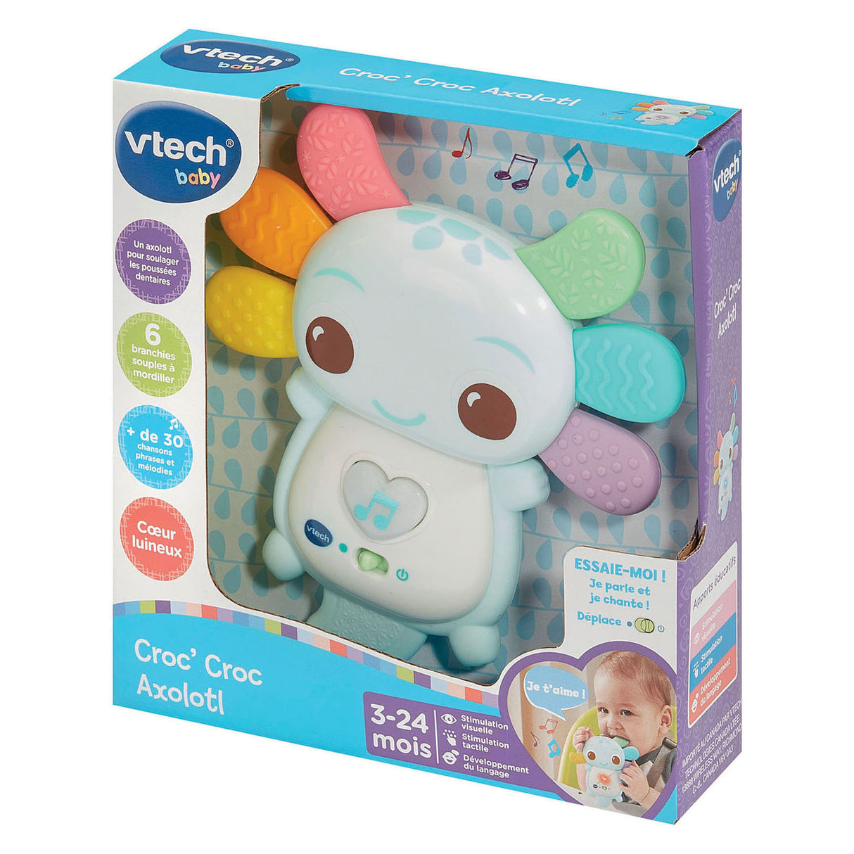 Vtech baby axolotl rammelaar