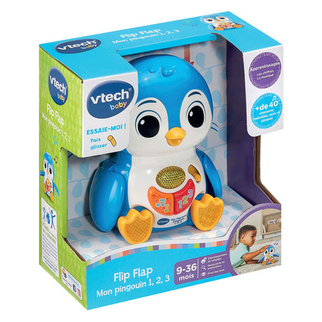Vtech baby flip flap pinguïn 1-2-3