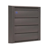 Renson 1062415 - skin opbouw dampkaprooster alu433 (173x173) structuur 7016 | 2 stuks