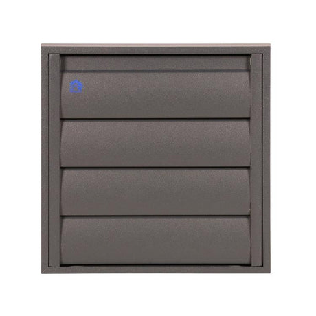 Renson 1062415 - skin opbouw dampkaprooster alu433 (173x173) structuur 7016 | 2 stuks