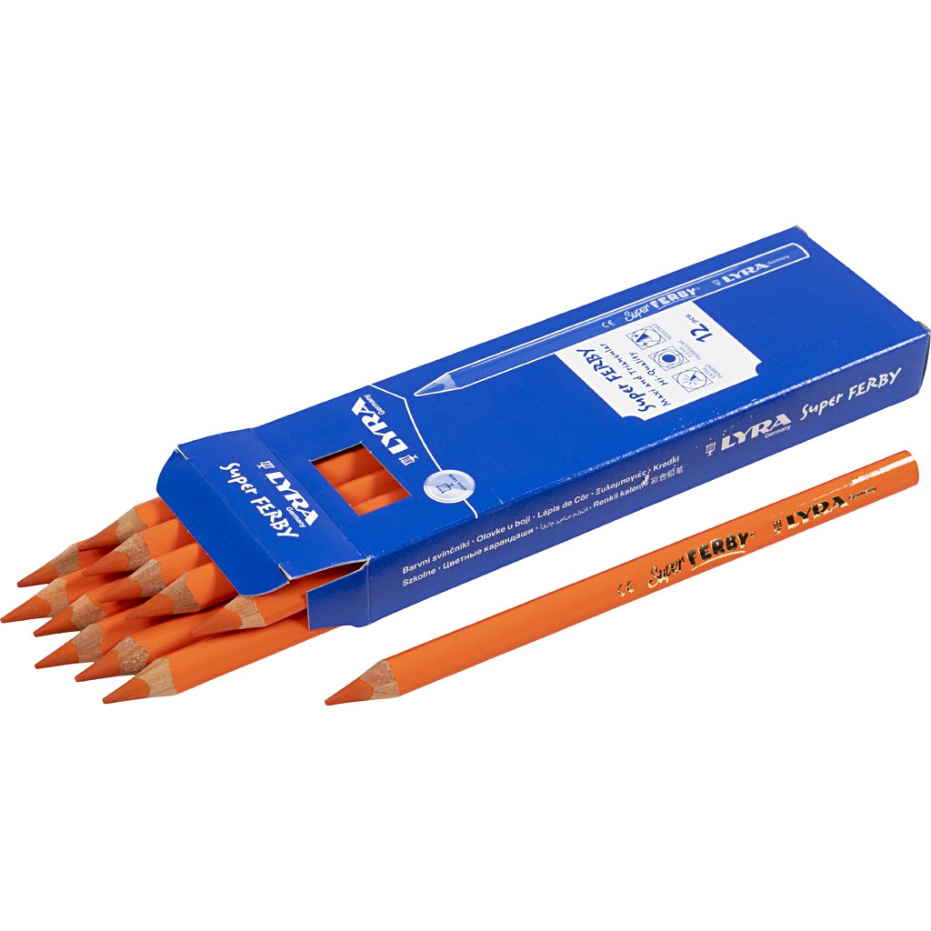 Http: www.cchobby.nl super-ferby-1-kleurpotloden-l-18-cm-vulling-6-25-mm-oranje-12-stuk-1-doos