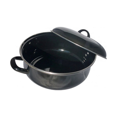 Overige merken casalupo emaille braadpan 22 cm zwart