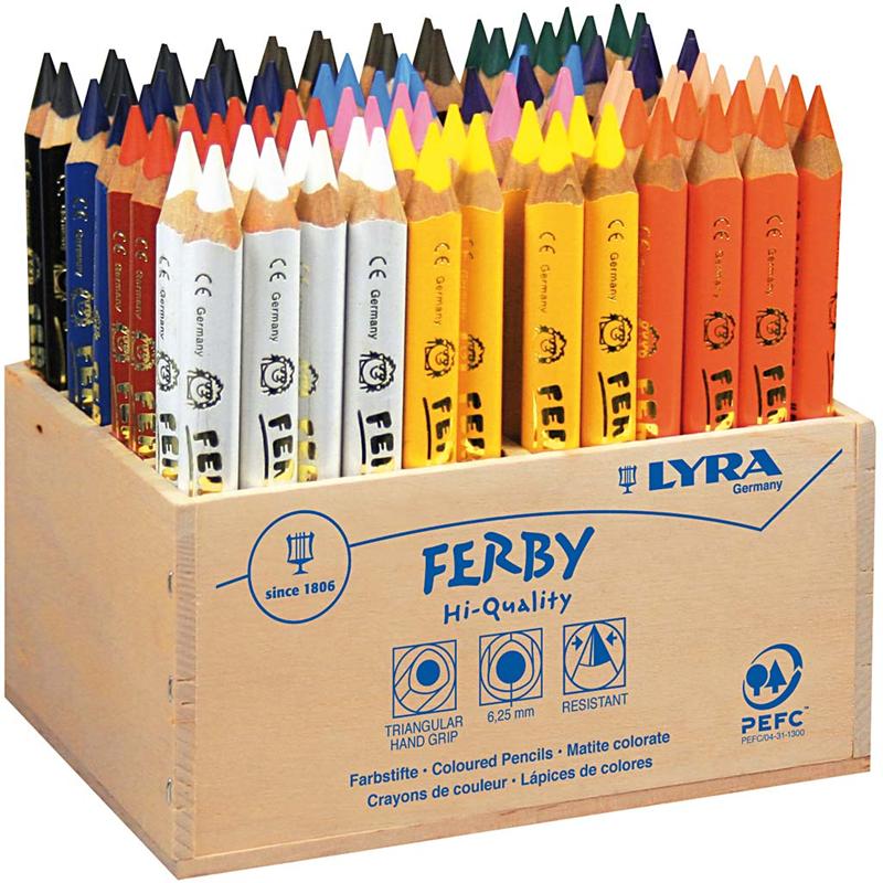 Http: www.cchobby.nl super-ferby-1-kleurpotloden-l-12-cm-vulling-6-25-mm-diverse-kleuren-96-stuk-1-doos