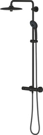 Grohe quickfix vitalio joy 260 douchesysteem - wandmontage - waterbesparend - phantom black