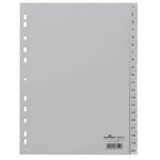 Numerieke tabbladen durable 6522 20 tabs 11 gaten grijs