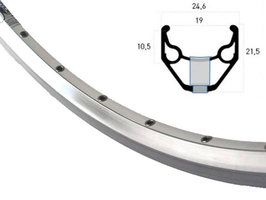 Rigida Velg 28 (622) Zac-2000 36 14 Zilver (Geslepen)