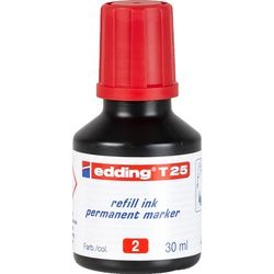 Edding navulinkt t25 rood 30ml