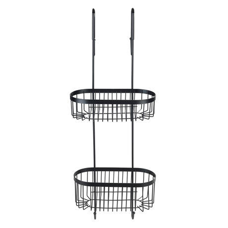 Wenko 1069611 - doucherek 2-laags serino zwart | 1 stuks